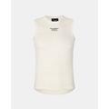 Pas Normal Studios Mid Sleeveless Base Layer Off White - XL